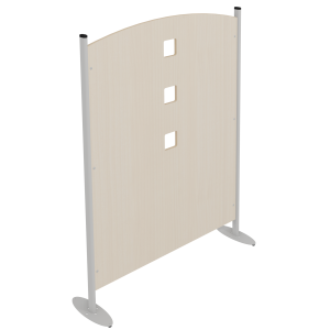 Claustra cubes ?p.21 mm stratifi? MDF chant vernis pi?tement ?poxy - L120xP30xH160 cm