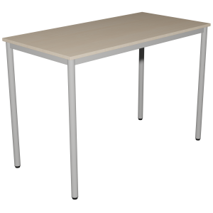 Mange-debout CARÉLIE plateau ép.24 mm stratifié chant ABS piètement époxy - 160x80 cm - H110 cm