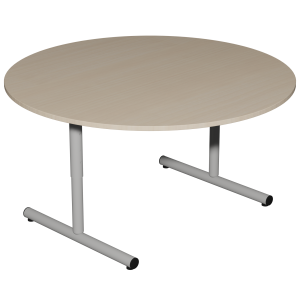 Table PETITE FRIMOUSSE HR plateau mélaminé chant ABS pièt. époxy - D120 cm - T1 à T4