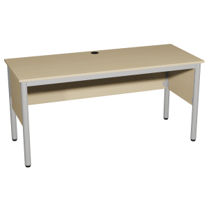 Bureau d’accueil NOVA plateau ép.19 mm mélaminé chant ABS piètement époxy - 160x64 cm - T6