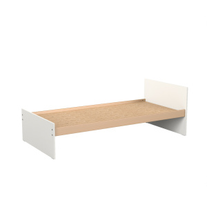 Lit TERRA mélaminé sommier aggloméré H34 cm - 80x190 cm
