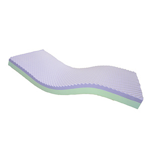Matelas ép.15 cm mousse viscoélastique 50 kg/m3 housse polyuréthane/polyester - 90x200 cm