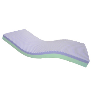 Matelas ép.15 cm mousse viscoélastique 50 kg/m3 housse polyuréthane/polyester - 90x200 cm