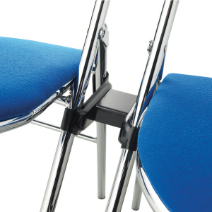 Pièce d'assemblage simple époxy pour chaise pliante PLICHAISE - Noir RAL 9005