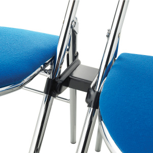 Pièce d'assemblage simple époxy pour chaise pliante PLICHAISE - Noir RAL 9005