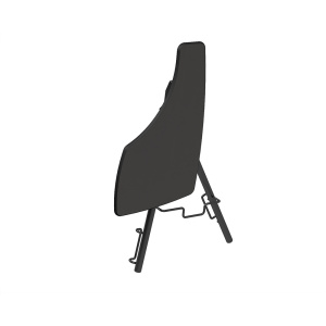 Tablette écritoire rabattable gaucher CDF stratifié pour chaise NINA - Ardoise