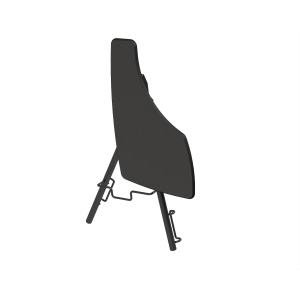 Tablette écritoire rabattable CDF stratifié pour chaise NINA - Ardoise