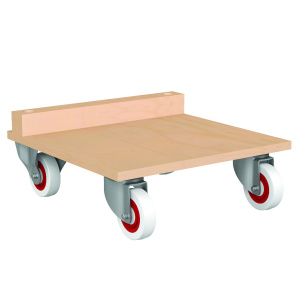 Chariot de transport pour 12 chaises empilées 100 ou 10 chaises empilées B100 - L55xP55xH21 cm