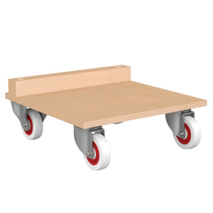 Chariot de transport pour 12 chaises empilées 100 ou 10 chaises empilées B100 - L55xP55xH21 cm