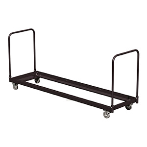 Chariot de transport pour 32 chaises pliantes - L207xP58xH89 cm - Noir RAL 9005