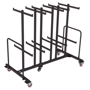 Chariot de transport pour 84 chaises PLICHAISE - L198xP90xH174 cm - Noir RAL 9005