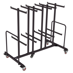 Chariot de transport pour 84 chaises PLICHAISE - L198xP90xH174 cm - Noir RAL 9005