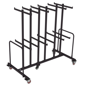 Chariot de transport pour 84 chaises TOURAINE - L198xP90xH174 cm - Noir RAL 9005