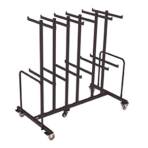 Chariot de transport pour 84 chaises TOURAINE - L198xP90xH174 cm - Noir RAL 9005