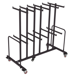Chariot de transport pour 84 chaises TOURAINE - L198xP90xH174 cm - Noir RAL 9005