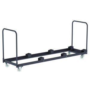 Chariot de transport pour 3 piles de 10 chaises empilées 530/540 - L208xP58xH89 cm - Noir RAL 9005