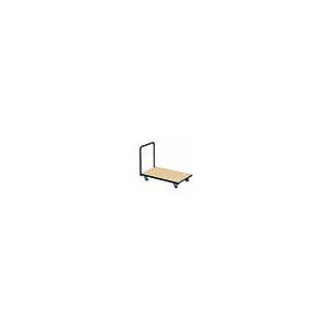 Chariot de transport pour tables pliantes jusqu'à 120x80 cm - L132xP80xH102 cm - Noir RAL 9005