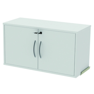 Rangement LINÉAL/NATUR 2 portes battantes mélaminé pour rayonnage L90 cm