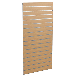 Panneau stratifié 16 rainures pour panneau interchangeable mobile - L93xH170 cm