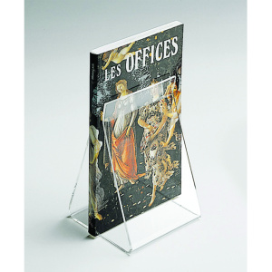 Pince présentoir plexiglas transparent - L11xP9,4xH15,5 cm