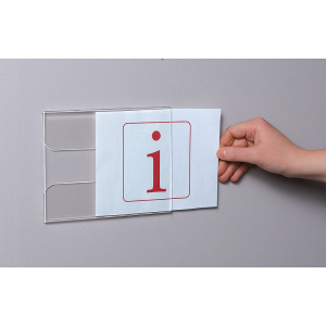 Signalétique murale acrylique - L27,5xP1,2xH13 cm