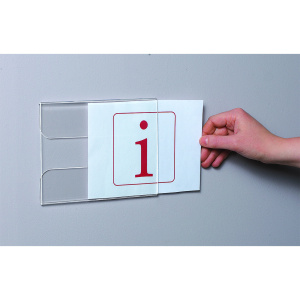 Signalétique murale acrylique - L27,5xP1,2xH13 cm