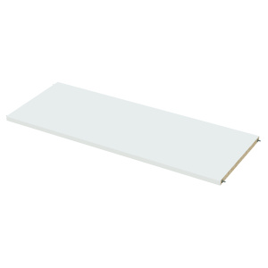 Entablement haut NATUR simple face mélaminé pour rayonnage L90 cm