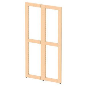 Échelle NATUR double face bois massif - H120 cm