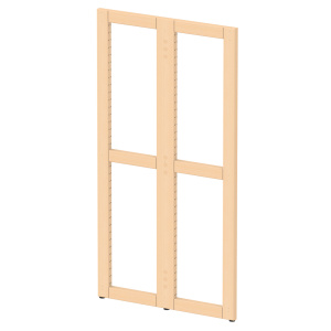 Échelle NATUR double face bois massif - H120 cm