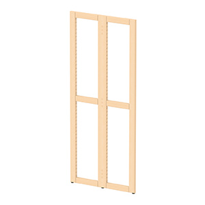 Échelle NATUR double face bois massif - H150 cm