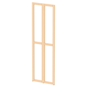 Échelle NATUR double face bois massif - H200 cm