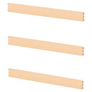 Lot de 3 traverses bois massif pour échelle NATUR - L90 cm