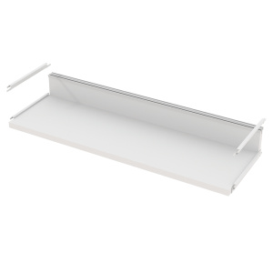 Tablette LINÉAL/NATUR chant droit mélaminé - L90 cm