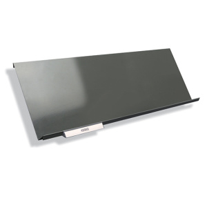 Porte-étiquette PVC bristol blanc pour tablette chant aile d'avion ou inclinée