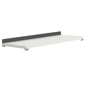 Tablette COLOR/HARMONY inclinée chant droit mélaminé butée PVC - L90 cm