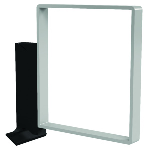 Serre-livres ABS et époxy - grand étrier fixation avant - Gris/gris alu RAL 9006