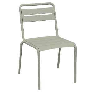 Lot de 4 chaises JADE aluminium époxy - T6