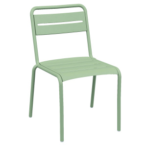 Lot de 4 chaises JADE aluminium époxy - T6