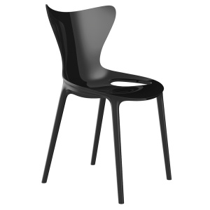Lot de 4 chaises LOVE popypropylène - T6