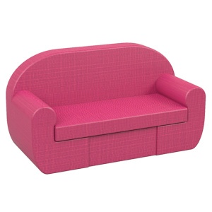 Canapé CLUB tissu enduit Abaka - L100xP45xH54 cm - Kid's