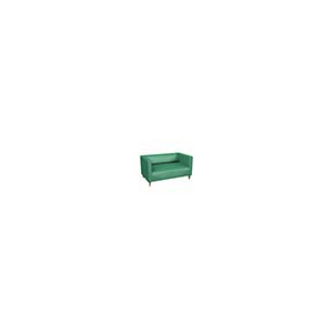 Canapé ARGO LIGHT WOOD 2 places tissu enduit piètement bois incolore - L128xP75xH68 cm
