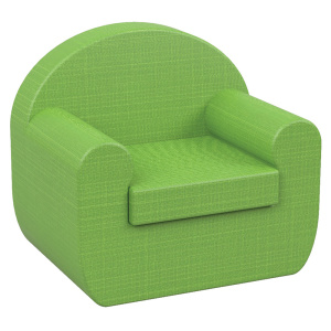 Fauteuil CLUB tissu enduit Abaka - L72xP56xH65 cm - Junior