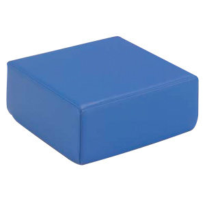 Pouf tissu enduit Comète - L47xP47xH24 cm