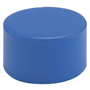 Pouf tissu enduit Comète - D38xH24 cm