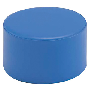 Pouf tissu enduit Comète - D38xH24 cm