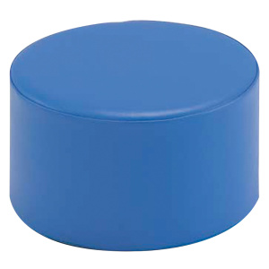 Pouf tissu enduit Comète - D38xH24 cm