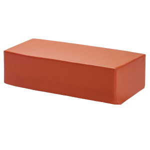 Pouf tissu enduit Comète - L120xP40xH25 cm