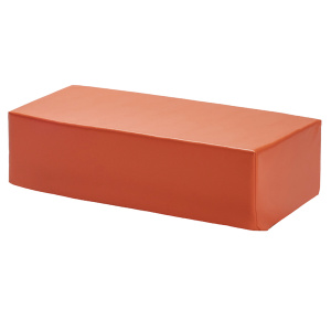 Pouf tissu enduit Comète - L120xP40xH25 cm
