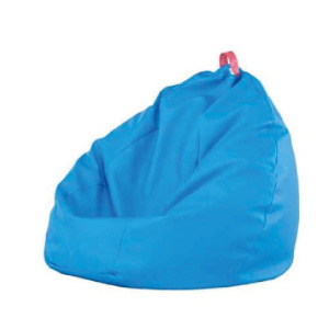 Pouf POIRE tissu enduit Abaka - D85xH100 cm