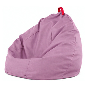 Pouf POIRE tissu enduit Abaka - D85xH100 cm